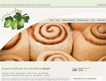 Tablet Screenshot of gooseberrybushcentres.com